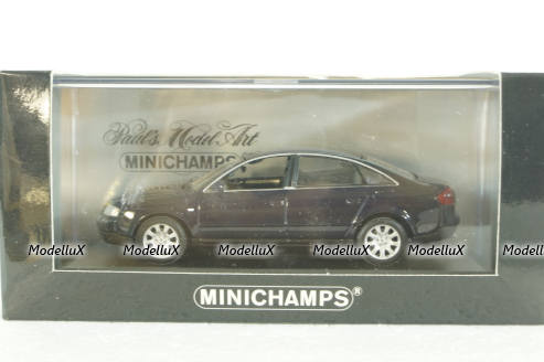 Audi A6 C5 , 2002, blue metallic, 430010201, Minichamps 1:43 
