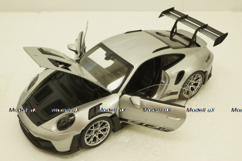Porsche 911 GT3 RS 2022 GT, silver metallic, 187357, Norev 1:18