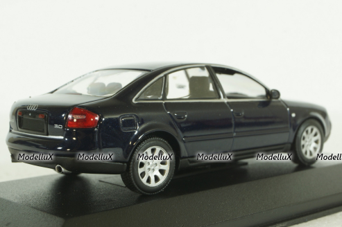 Audi A6 C5 , 2002, blue metallic, 430010201, Minichamps 1:43 