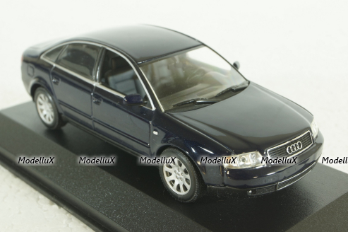 Audi A6 C5 , 2002, blue metallic, 430010201, Minichamps 1:43 
