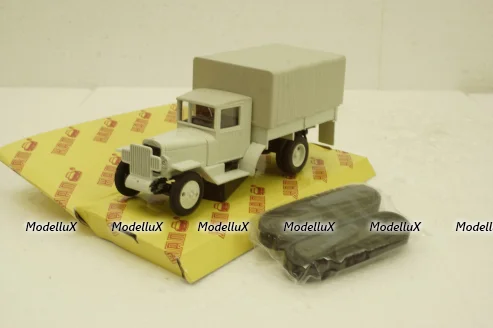 Зис-42М(5В) белый, гусеницы в комплекте, Н600, Наш Автопром 1:43 Уценка!
