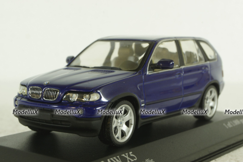 BMW X5 4.8I  E53 1999, purple metallic, 431028475, Minichamps 1:43 