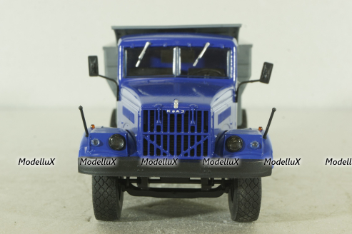 КрАЗ-256 Б1 самосвал синий/серый, Автоистория 1:43