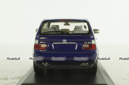 BMW X5 4.8I  E53 1999, purple metallic, 431028475, Minichamps 1:43 