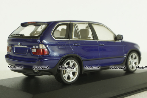BMW X5 4.8I  E53 1999, purple metallic, 431028475, Minichamps 1:43 