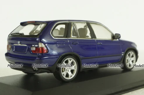 BMW X5 4.8I  E53 1999, purple metallic, 431028475, Minichamps 1:43 