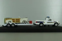 Ford F150 Police with trailer, 94601, Yat Ming 1:43
