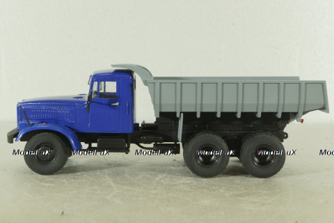 КрАЗ-256 Б1 самосвал синий/серый, Автоистория 1:43
