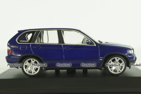BMW X5 4.8I  E53 1999, purple metallic, 431028475, Minichamps 1:43 