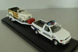 Ford F150 Police with trailer, 94601, Yat Ming 1:43