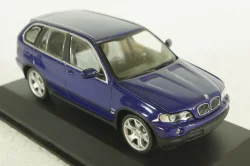 BMW X5 4.8I  E53 1999, purple metallic, 431028475, Minichamps 1:43 