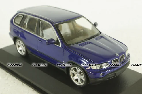 BMW X5 4.8I  E53 1999, purple metallic, 431028475, Minichamps 1:43 