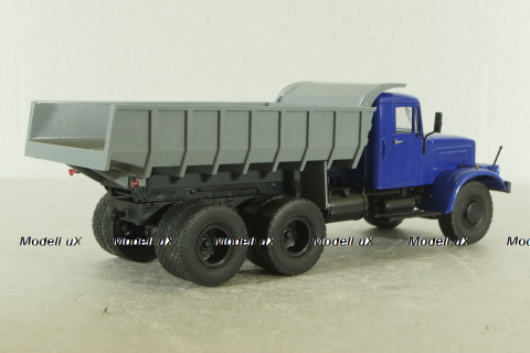 КрАЗ-256 Б1 самосвал синий/серый, Автоистория 1:43