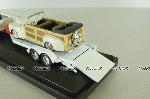 Ford F150 Police with trailer, 94601, Yat Ming 1:43