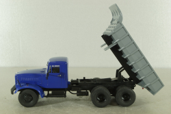 КрАЗ-256 Б1 самосвал синий/серый, Автоистория 1:43