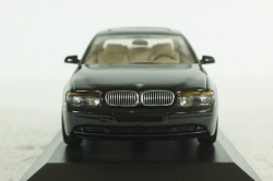 BMW 745I E65 2001, black metallic, 431020202, Minichamps 1:43 