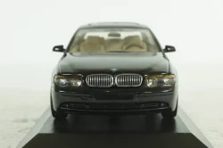 BMW 745I E65 2001, black metallic, 431020202, Minichamps 1:43 
