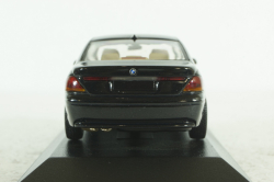 BMW 745I E65 2001, black metallic, 431020202, Minichamps 1:43 