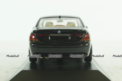BMW 745I E65 2001, black metallic, 431020202, Minichamps 1:43 