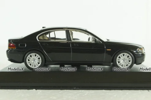 BMW 745I E65 2001, black metallic, 431020202, Minichamps 1:43 