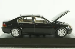 BMW 745I E65 2001, black metallic, 431020202, Minichamps 1:43 