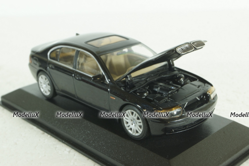 BMW 745I E65 2001, black metallic, 431020202, Minichamps 1:43 