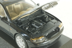 BMW 745I E65 2001, black metallic, 431020202, Minichamps 1:43 