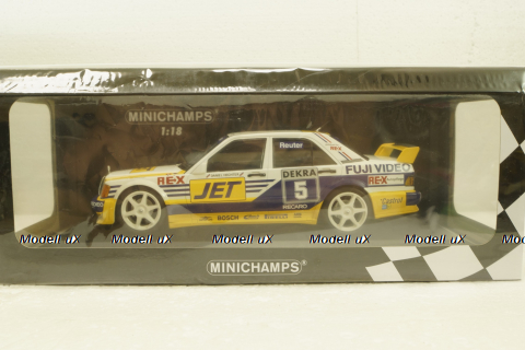 Mercedes 190E 2.5-16 Evo 5 DTM 1989, Team MS-JET,  MANUEL REUTER, DTM, 155893605, Minichamps 1:18