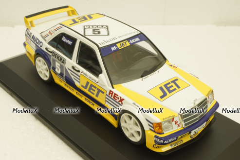Mercedes 190E 2.5-16 Evo 5 DTM 1989, Team MS-JET,  MANUEL REUTER, DTM, 155893605, Minichamps 1:18