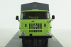 IFA W50L flatbed truck with tent, green grey, SSM1464, SSM 1:43