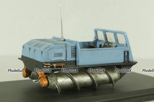 ЗИЛ 2906 Шнековый снегоболотоход со следами эксплуатации, 0102MP, Model Pro 1:43
