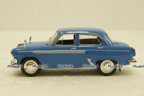Москвич-404, голубой, Автолегенды СССР №1, 1:43