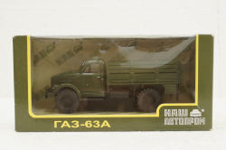 Газ-63А борт, зеленый, H262, Наш Автопром 1:43