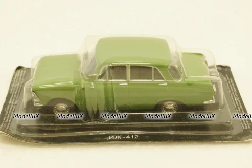 Иж-412, зеленый, Автолегенды СССР, №136 1:43