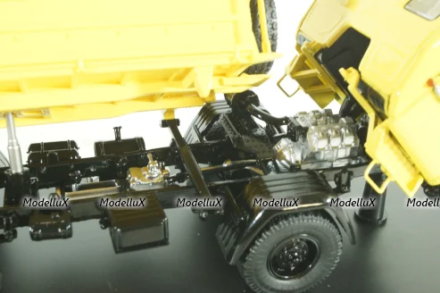 КАЗ-4540 самосвал 4х4, желтый, SSM1431, SSM 1:43