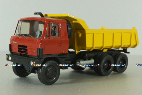 Tatra 815 S1, 6х6 самосвал 1983, красн/желт, RO models 1:43