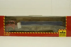 Маз-504 с п/прицепом 9380 красный/синий 1981, Н862, Наш Автопром 1:43