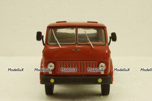 Маз-504 с п/прицепом 9380 красный/синий 1981, Н862, Наш Автопром 1:43