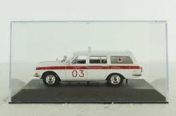 Газ-2403, Скорая, белая в боксе, Автолегенды СССР 1:43