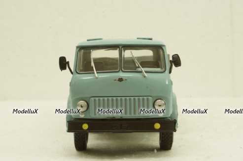 Маз-504 с п/прицепом 9380 синий/серый 1986, Н861, Наш Автопром 1:43