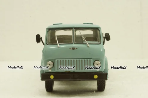 Маз-504 с п/прицепом 9380 синий/серый 1986, Н861, Наш Автопром 1:43