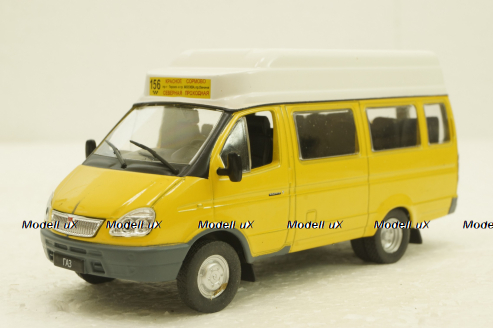 Газ-322131 Газель, маршрутное такси, Автомобиль на службе №51, 1:43
