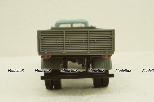 Маз-504 с п/прицепом 9380 синий/серый 1986, Н861, Наш Автопром 1:43
