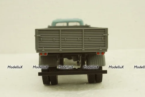 Маз-504 с п/прицепом 9380 синий/серый 1986, Н861, Наш Автопром 1:43