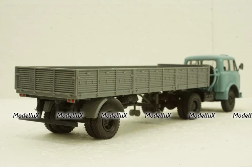 Маз-504 с п/прицепом 9380 синий/серый 1986, Н861, Наш Автопром 1:43