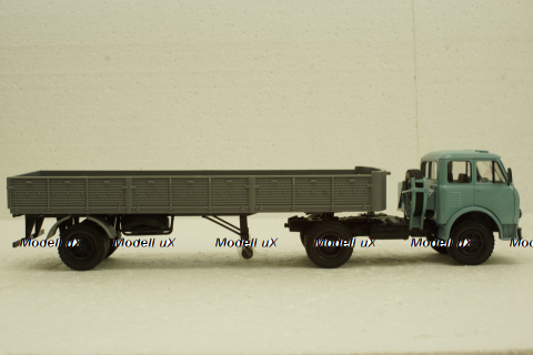 Маз-504 с п/прицепом 9380 синий/серый 1986, Н861, Наш Автопром 1:43