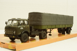 Маз-504В с п/прицепом 9380 (1/2) зеленый, Н787, Наш Автопром 1:43