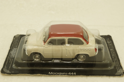 Москвич-444, белый, Автолегенды СССР №235, 1:43