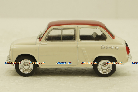 Москвич-444, белый, Автолегенды СССР №235, 1:43