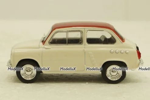 Москвич-444, белый, Автолегенды СССР №235, 1:43